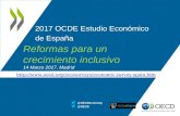 Spain 2017 OECD Economic Survey Reformas para un crecimiento inclusivo spanish