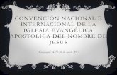Convención nacional e internacional de la iglesia evangélica