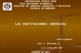 Las instituciones juridicas