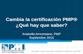 Webinar Cambios Certificacion PMP 2015