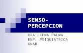 Senso percepción - Psiquiatría - Enfermería