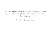 El código genético y síntesis de proteínas