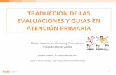 Traducción de las evaluaciones de medicamentos en atención primaria
