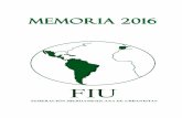 Memoria FIU 2016 - Federación Iberoamericana de Urbanistas