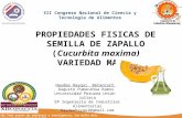 XII CONACYTA - PROPIEDADES FISICAS DE SEMILLA DE ZAPALLO ...