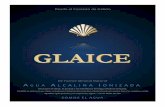 Glaice gold poster blue