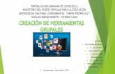 Diapositivas de creación de herramientas grupales