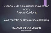 Desarrollo de aplicaciones móviles con Ionic y Apache Cordova