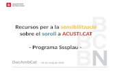 Recursos per a la sensibilització sobre el soroll a ACUSTI.CAT