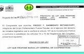 PROYECTO N° 00866/2016-CR, DE NUEVA LEY GENERAL DE COOPERATIVAS PERU