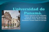Universidad de panamá diapositivas d met de apren.