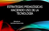 Estrategias pedagógicas haciendo uso de la tecnología