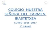 PRESENTACIÓN OFERTA EDUCATIVA - 1º Infantil (3 años) - 2016-2017