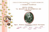 Edith Stein- feminismo