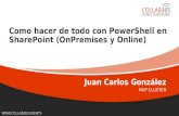 Collab365 -  Como hacer de todo con PowerShell en SharePoint (OnPremises y Online)
