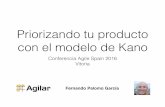 CAS 2016 Vitoria - Priorizando tu producto con el modelo de Kano