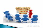 Nuevas Normas Generales de Control Interno Marilú Salazar&Edgar Mariño Díaz