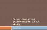 Computacion de nube