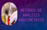 "Métodos de Análisis Gravimetricos".