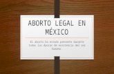 Aborto legal en méxico