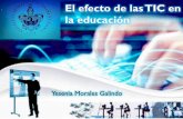 El efecto de las TIC en la educación