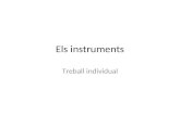 Treball instruments