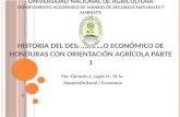 Historia del desarrollo económico de Honduras i