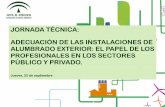 Contaminación lumínica: Adecuación de las instalaciones de alumbrado exterior: El papel de los profesionales en los sectores público y privado