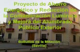 Contaminación lumínuca: Proyecto de renovación de alumbrado público exterior. El caso del Ayuntamiento de Bollullos de la Mitación.