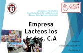 Empresa Lácteos Los Andes C,A Planta de Cabudare