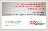 Resultados Medición de Capital Social en Bogotá (2011)