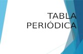 Presentacion de la tabla periódica