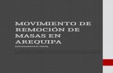 Movimiento de Remoción de masas en Arequipa- Deslizamiento el Zarzal