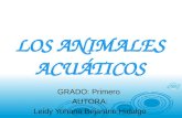 Los animales acuáticos