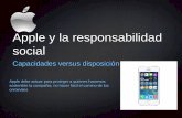 Apple y responsabilidad social