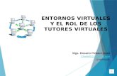 Entornos virtuales y el rol de tutores virtuales