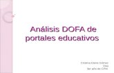 Analisis dofa de portales educativos.1