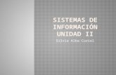 Sistemas de información unidad ii
