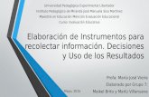Investigacion evaluativa: Elaboracion de instrumentos