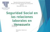 Seguridad social en Venezuela