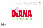 MANUAL DE CAMPAÑA ELECTORAL - DIANA ARMENTA - GUASAVE, SINALOA