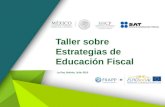 Taller sobre Estrategias de Educación Fiscal / Carlos Martín Malpica Jiménez - SAT (México)