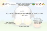 Presentación software libre en Venezuela