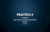 Practica#2 IQ 302 Química Analítica Equipo#6