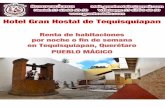 Alojamiento Hotel Habitación barato Tequisquiapan Querétaro Peña de Bernal