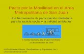 Pacto por la Movilidad Area Metropolitana de San Juanmsj Fspr