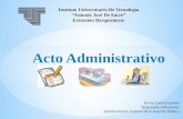 Actos administrativo