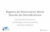 Registro de Denervación Renal Sección de Hemodinámica - Dr. José Ramón Rumoroso