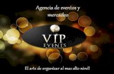 Portafolio de servicios vip events