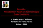 Revisión: Novedades y RAMs en Farmacología Endocrinológica